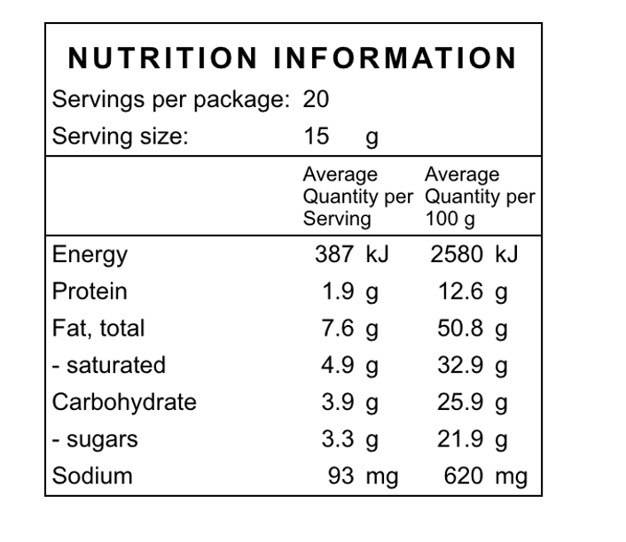 Naked No Bake ~ Maple Salted Caramel
